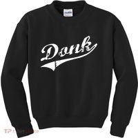 Donk Poker Player Retro Distressed Style Kids Sweatshirt thumb 0