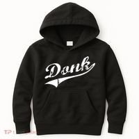 Donk Poker Player Retro Distressed Style Kids Hoodie thumb 0