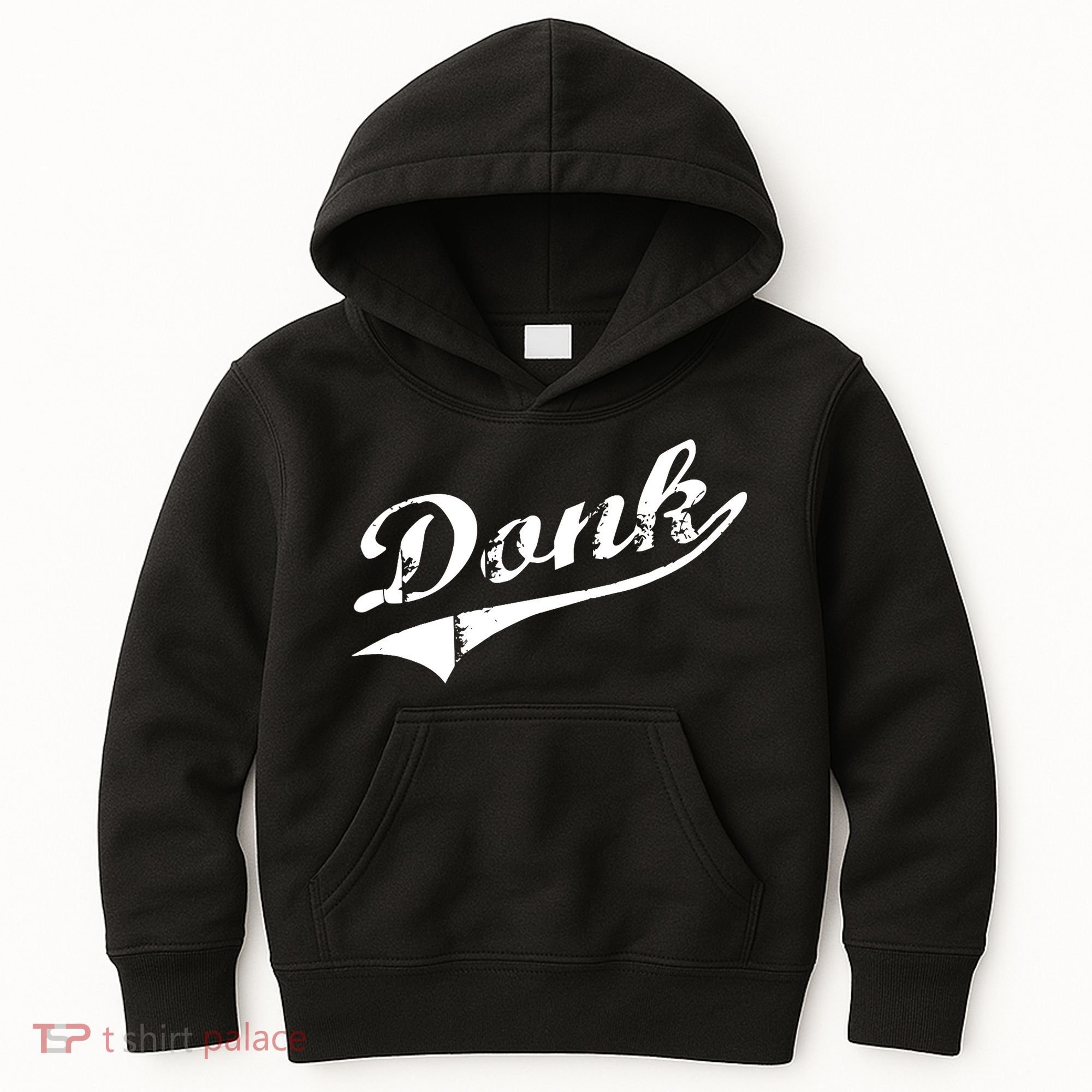 Donk Poker Player Retro Distressed Style Kids Hoodie