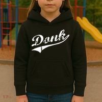 Donk Poker Player Retro Distressed Style Kids Hoodie thumb 3