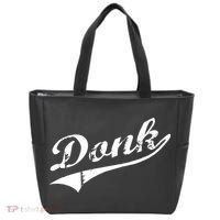 Donk Poker Player Retro Distressed Style Tote Bag thumb 0