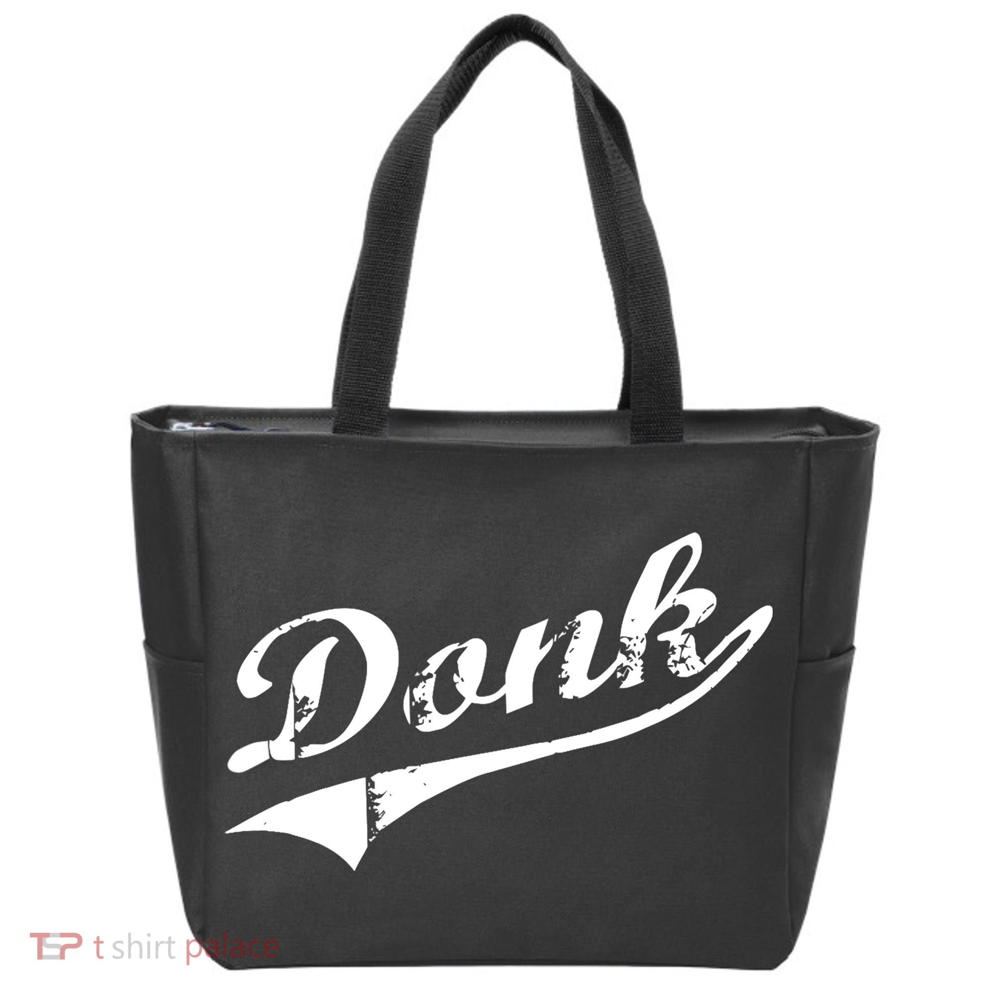 Donk Poker Player Retro Distressed Style Tote Bag