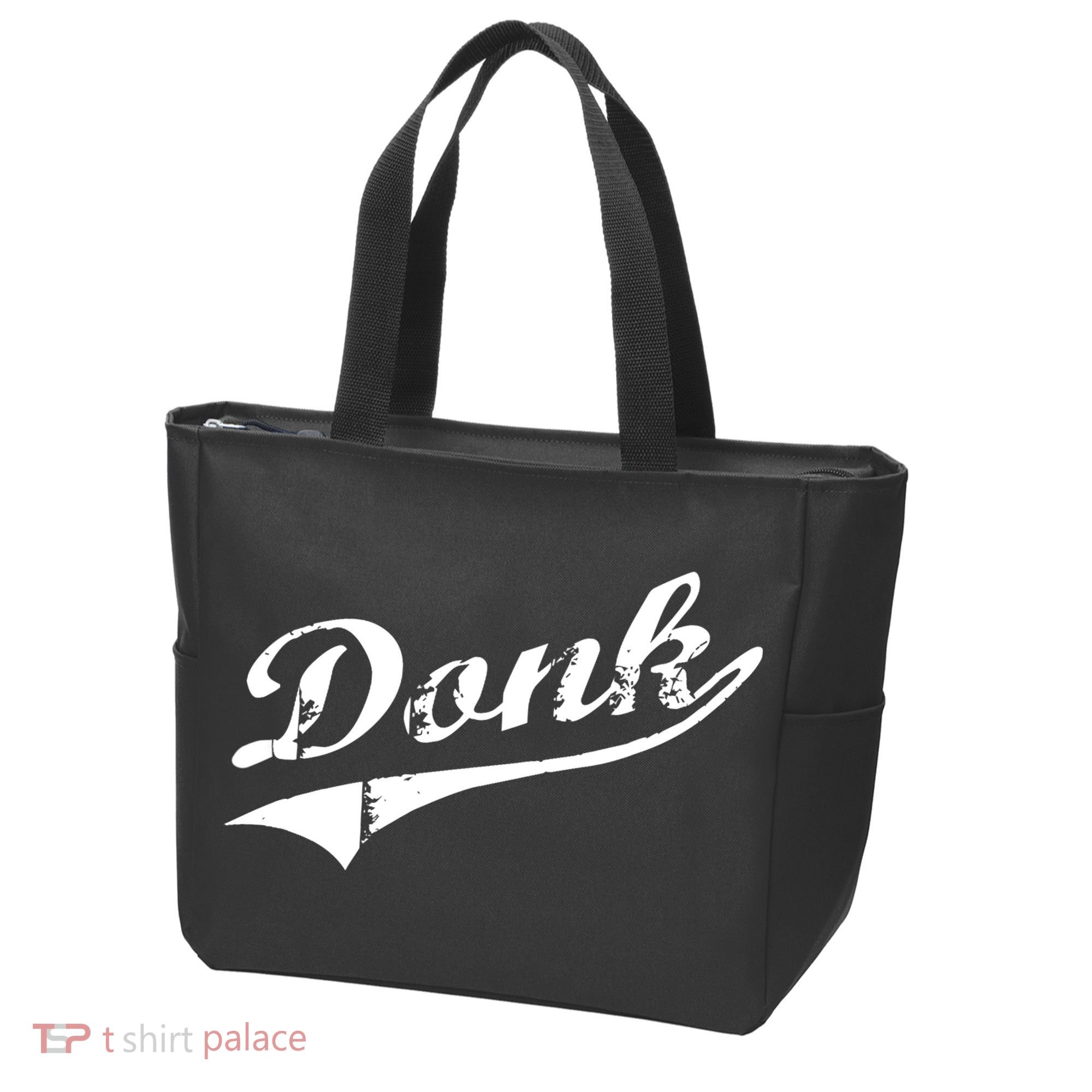 Donk Poker Player Retro Distressed Style Tote Bag