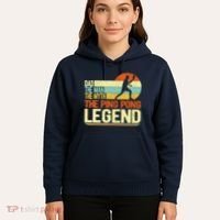 Dad Ping Pong Player Paddle Ball Ping Pong Legend Retro Hoodie thumb 5