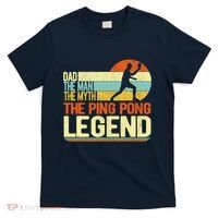 Dad Ping Pong Player Paddle Ball Ping Pong Legend Retro T-Shirt thumb 0