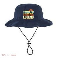 Dad Ping Pong Player Paddle Ball Ping Pong Legend Retro Bucket Hat thumb 0