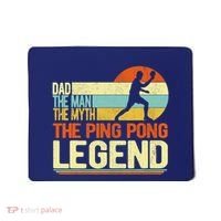 Dad Ping Pong Player Paddle Ball Ping Pong Legend Retro Mousepad thumb 0
