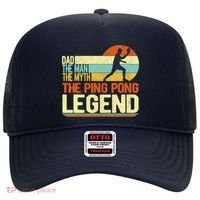 Dad Ping Pong Player Paddle Ball Ping Pong Legend Retro Hat thumb 0
