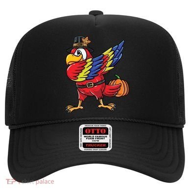 Dabbing Pilgrim Parrot Thanksgiving Bird Meaningful Gift Hat