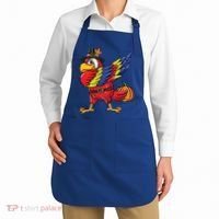 Dabbing Pilgrim Parrot Thanksgiving Bird Meaningful Gift Apron thumb 2