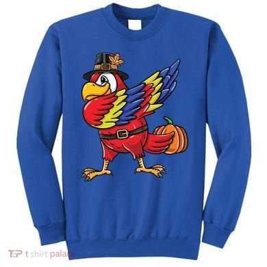 Dabbing Pilgrim Parrot Thanksgiving Bird Meaningful Gift Sweatshirt