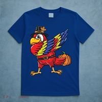 Dabbing Pilgrim Parrot Thanksgiving Bird Meaningful Gift T-Shirt thumb 5