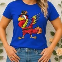 Dabbing Pilgrim Parrot Thanksgiving Bird Meaningful Gift Women's T-Shirt thumb 2
