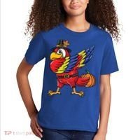 Dabbing Pilgrim Parrot Thanksgiving Bird Meaningful Gift Kids T-Shirt thumb 2