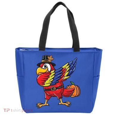 Dabbing Pilgrim Parrot Thanksgiving Bird Meaningful Gift Tote Bag