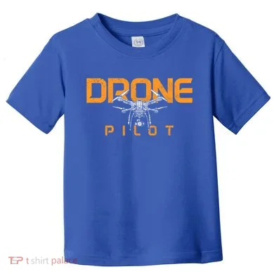 Drone Pilot Quadcopter Operator Rc Gift Toddler T-Shirt
