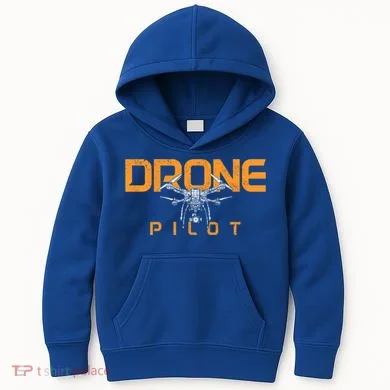 Drone Pilot Quadcopter Operator Rc Gift Kids Hoodie