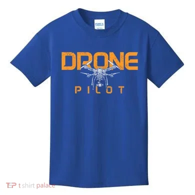 Drone Pilot Quadcopter Operator Rc Gift Kids T-Shirt