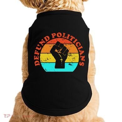 Defund Politicians Retro Doggie Tank