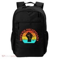 Defund Politicians Retro Backpack thumb 0