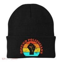 Defund Politicians Retro Beanie thumb 0