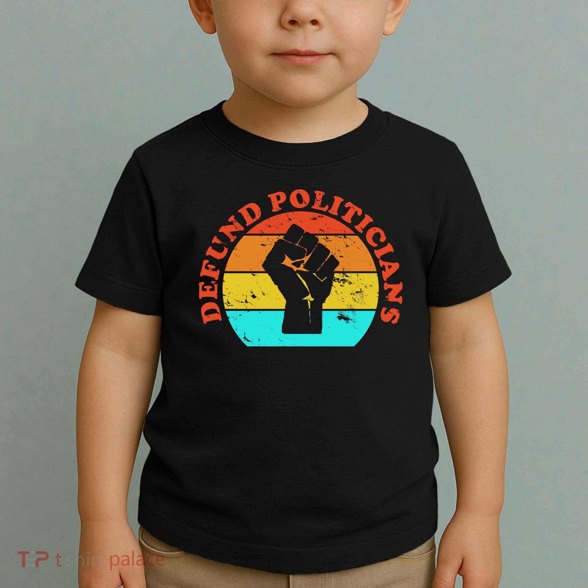 Defund Politicians Retro Toddler T-Shirt