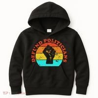 Defund Politicians Retro Kids Hoodie thumb 0