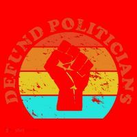 Defund Politicians Retro Santa Hat thumb 1