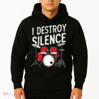 Drums & Percussion Rock Music Drummer Gift Hoodie thumb 2