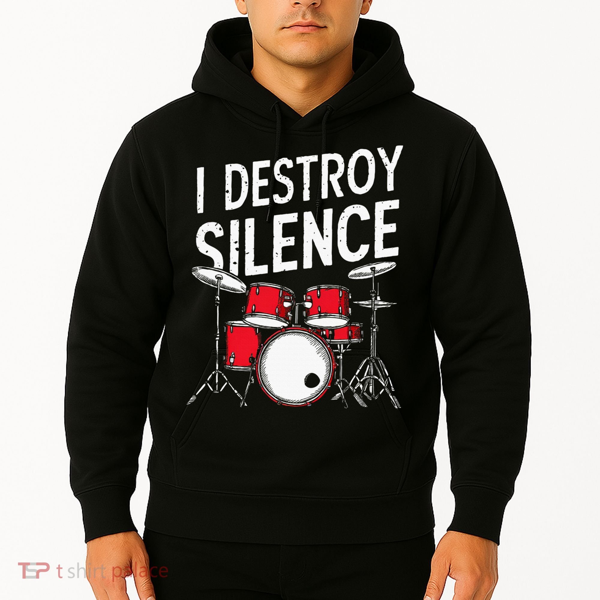 Drums & Percussion Rock Music Drummer Gift Hoodie