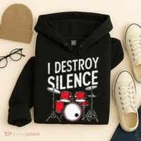 Drums & Percussion Rock Music Drummer Gift Hoodie thumb 4