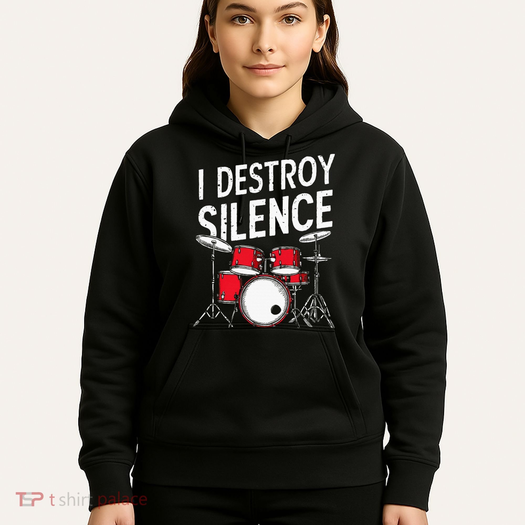 Drums & Percussion Rock Music Drummer Gift Hoodie