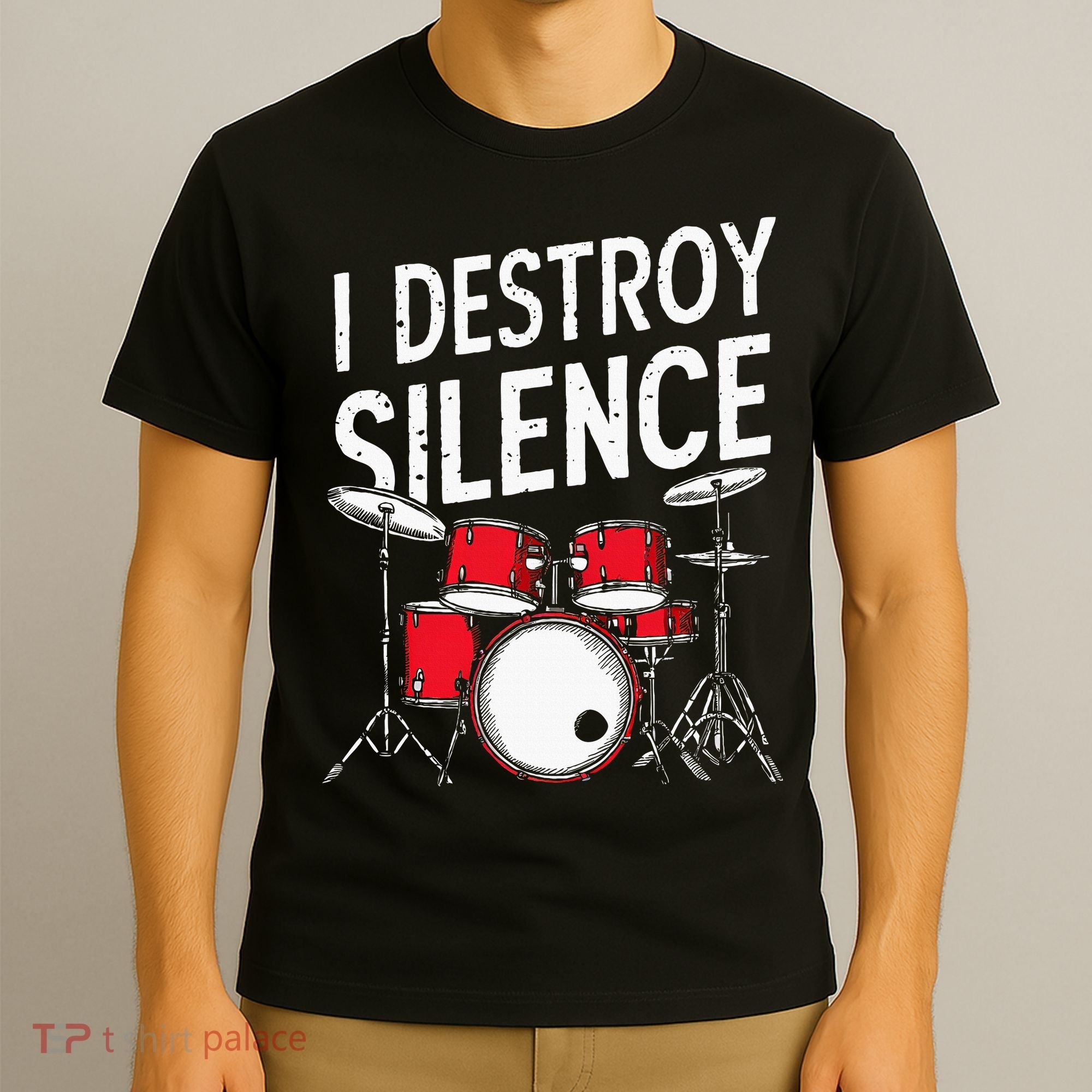 Drums & Percussion Rock Music Drummer Gift T-Shirt