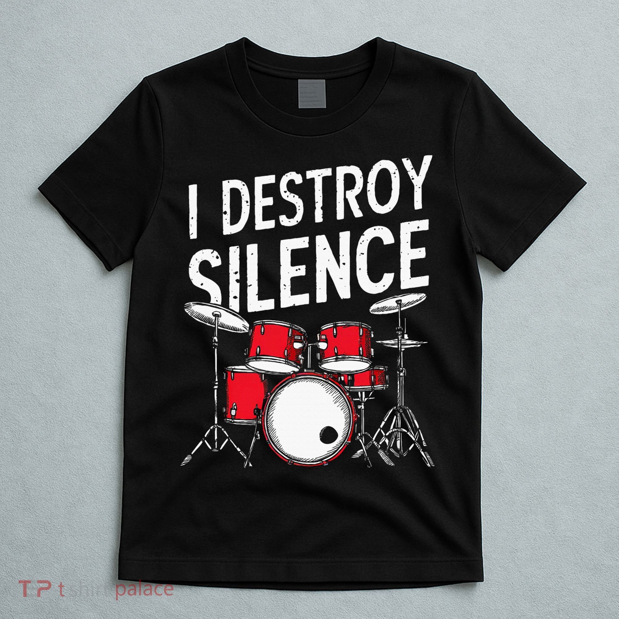 Drums & Percussion Rock Music Drummer Gift T-Shirt