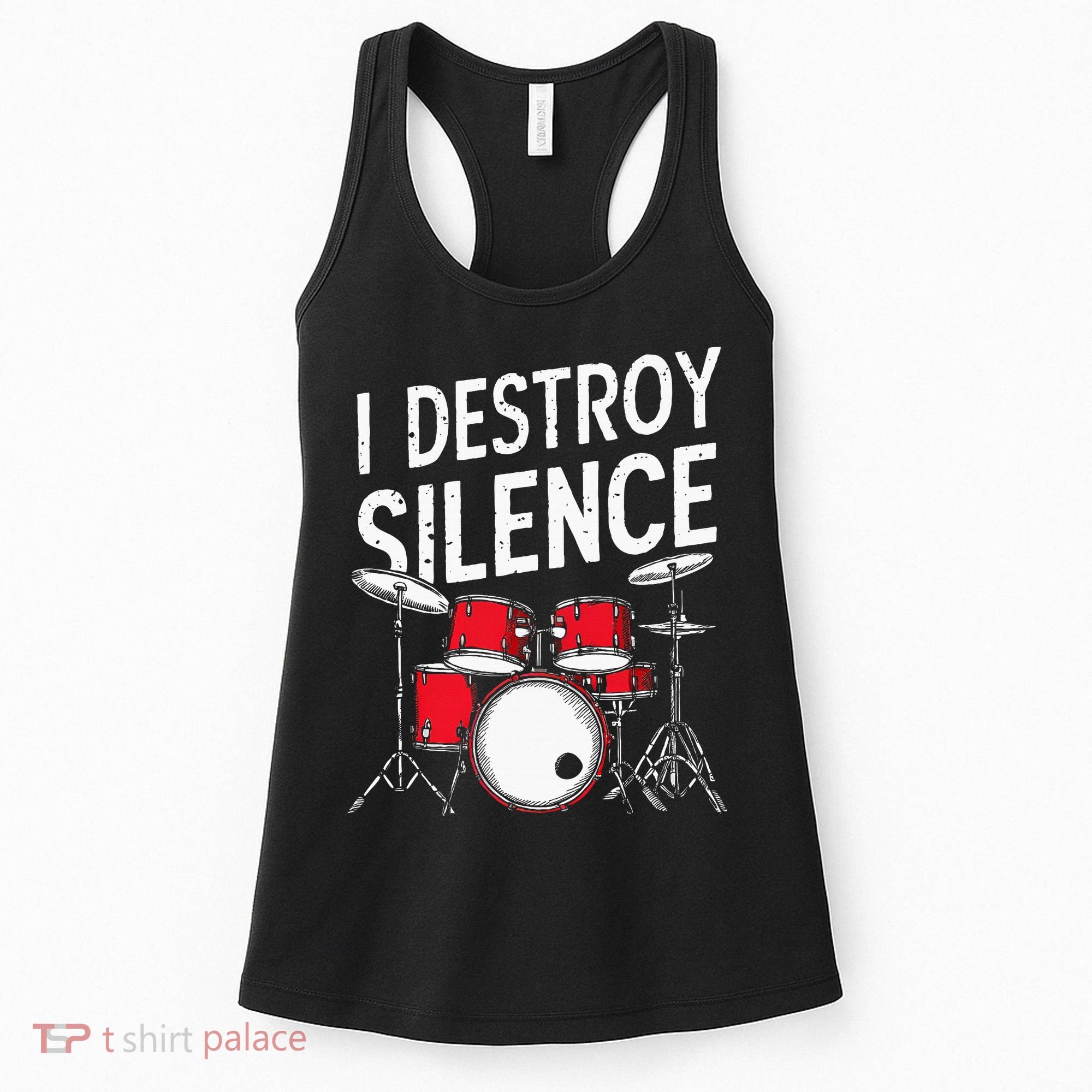 Drums & Percussion Rock Music Drummer Gift Women's Tank Top