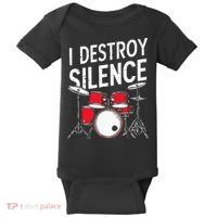 Drums & Percussion Rock Music Drummer Gift Baby Bodysuit thumb 0