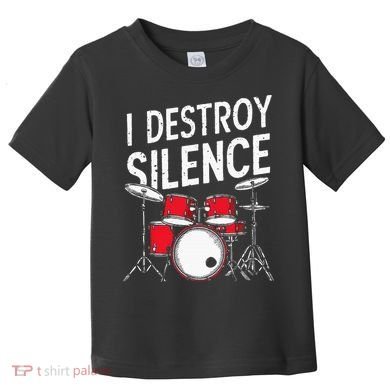 Drums & Percussion Rock Music Drummer Gift Toddler T-Shirt