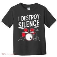 Drums & Percussion Rock Music Drummer Gift Toddler T-Shirt thumb 0