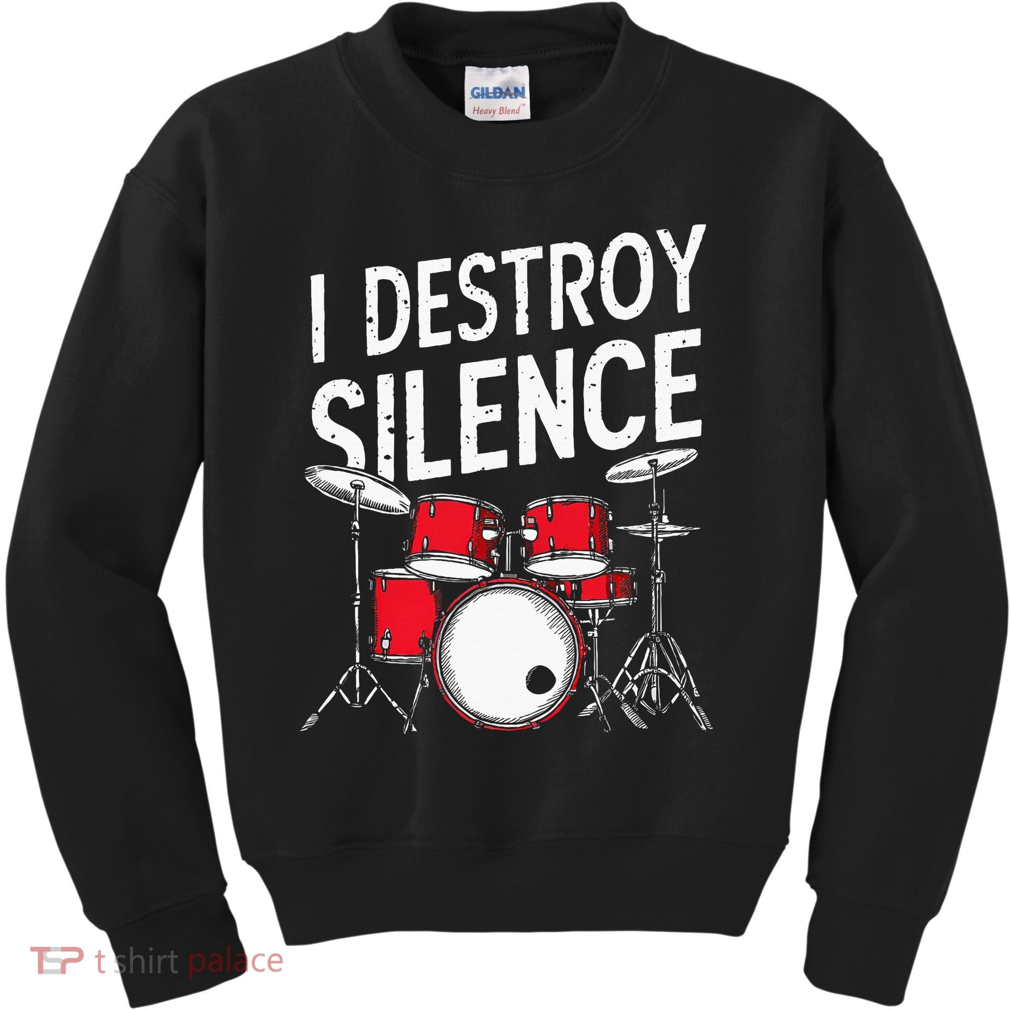 Drums & Percussion Rock Music Drummer Gift Kids Sweatshirt