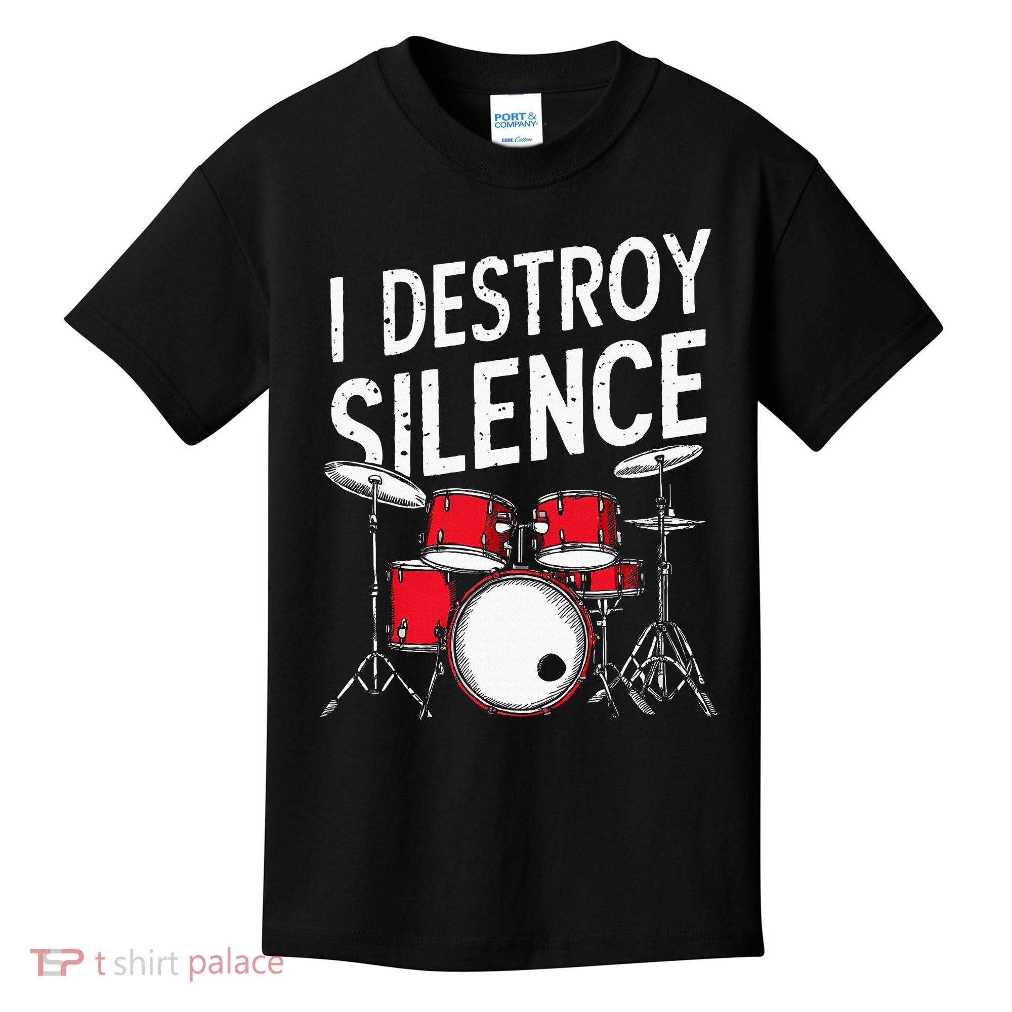 Drums & Percussion Rock Music Drummer Gift Kids T-Shirt