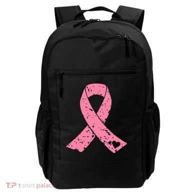Distressed Pink Ribbon, Breast Cancer Backpack