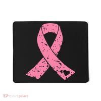 Distressed Pink Ribbon, Breast Cancer Mousepad thumb 0