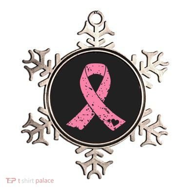 Distressed Pink Ribbon, Breast Cancer Ornament