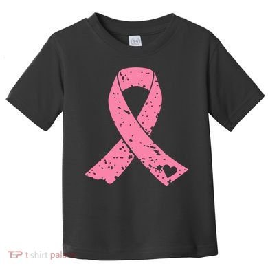 Distressed Pink Ribbon, Breast Cancer Toddler T-Shirt