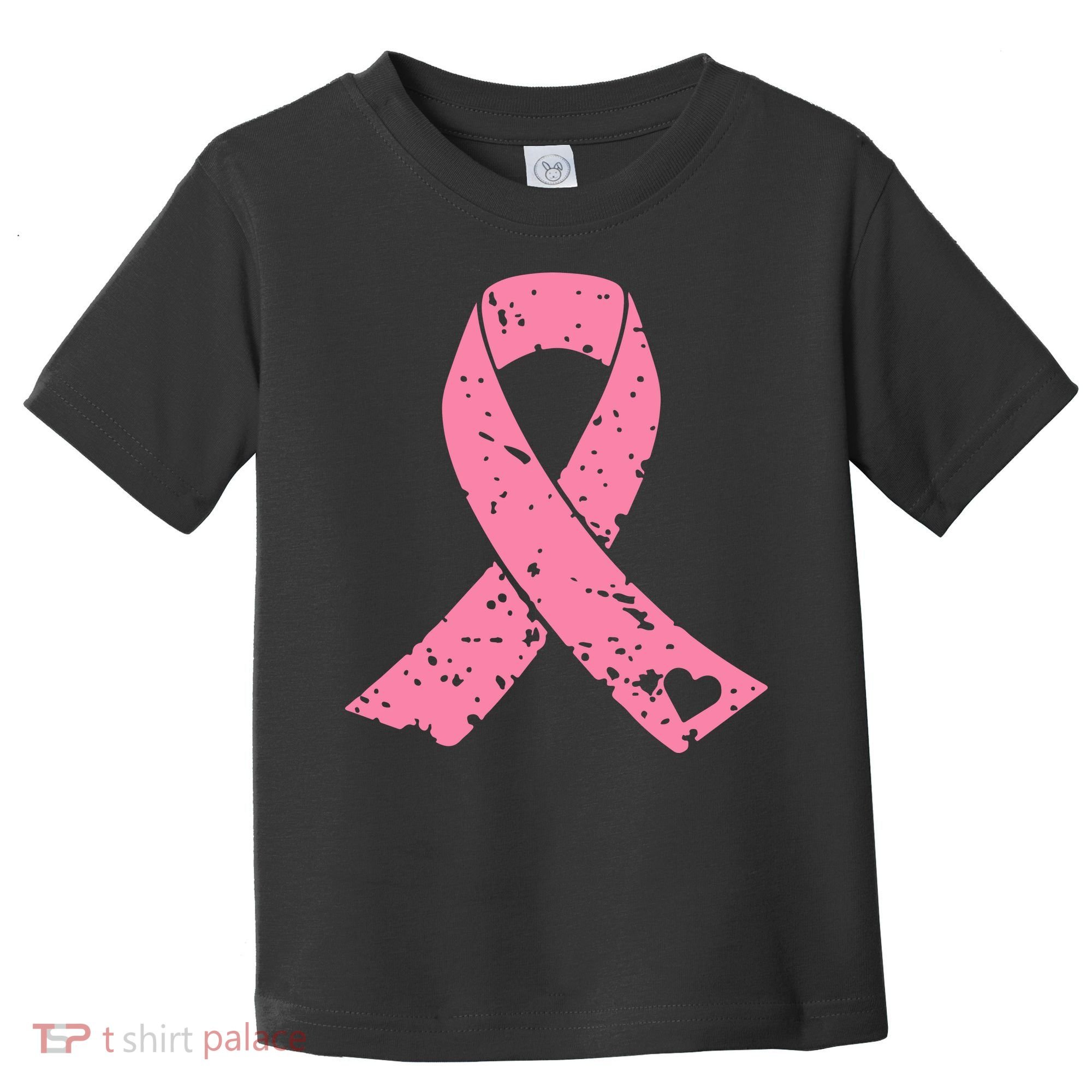 Distressed Pink Ribbon, Breast Cancer Toddler T-Shirt