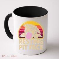 Dog Pitbull Resting Pit Face Funny Gift For Pitbull Lovers Gift Coffee Mug thumb 0