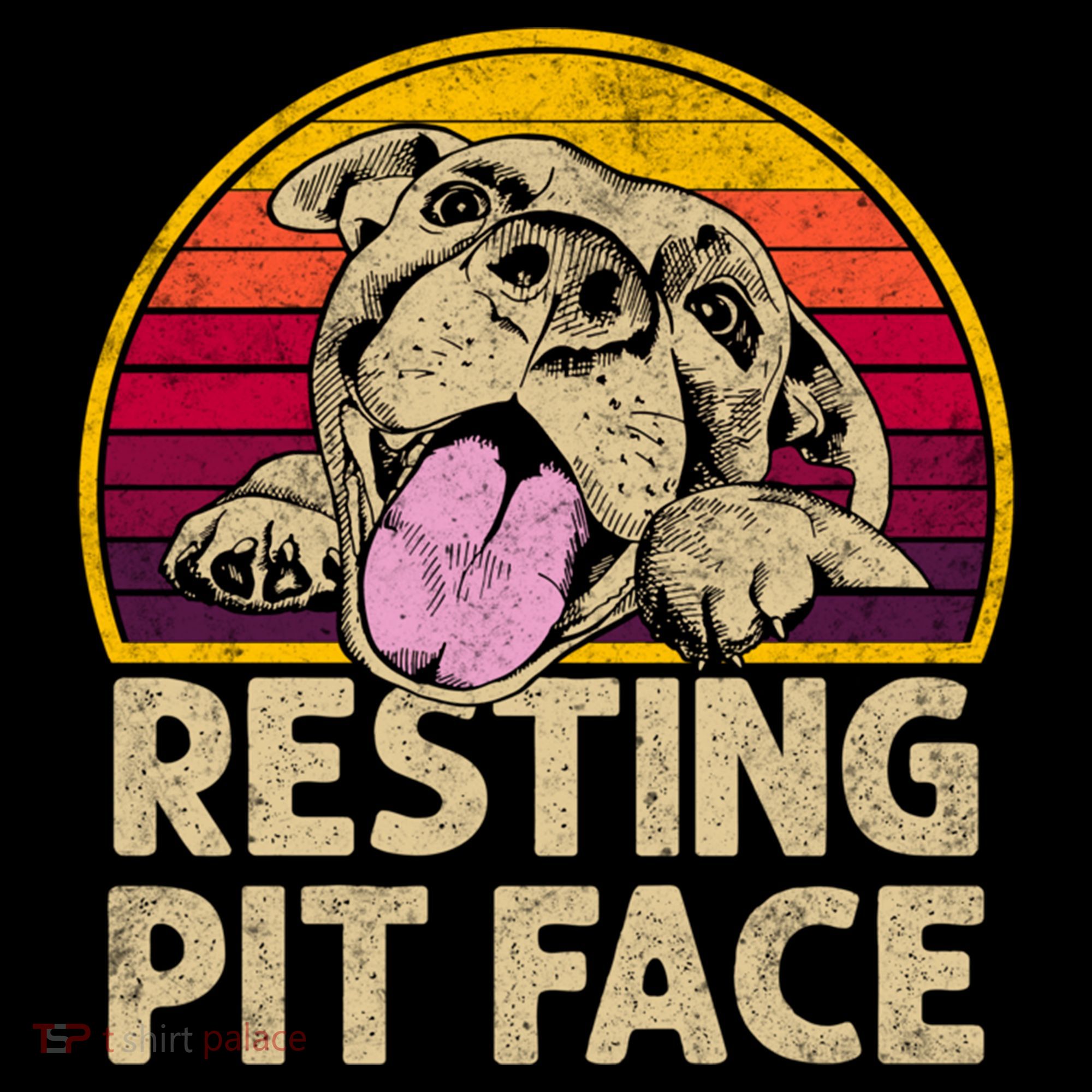 Dog Pitbull Resting Pit Face Funny Gift For Pitbull Lovers Gift Coffee Mug