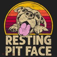 Dog Pitbull Resting Pit Face Funny Gift For Pitbull Lovers Gift Beanie thumb 2