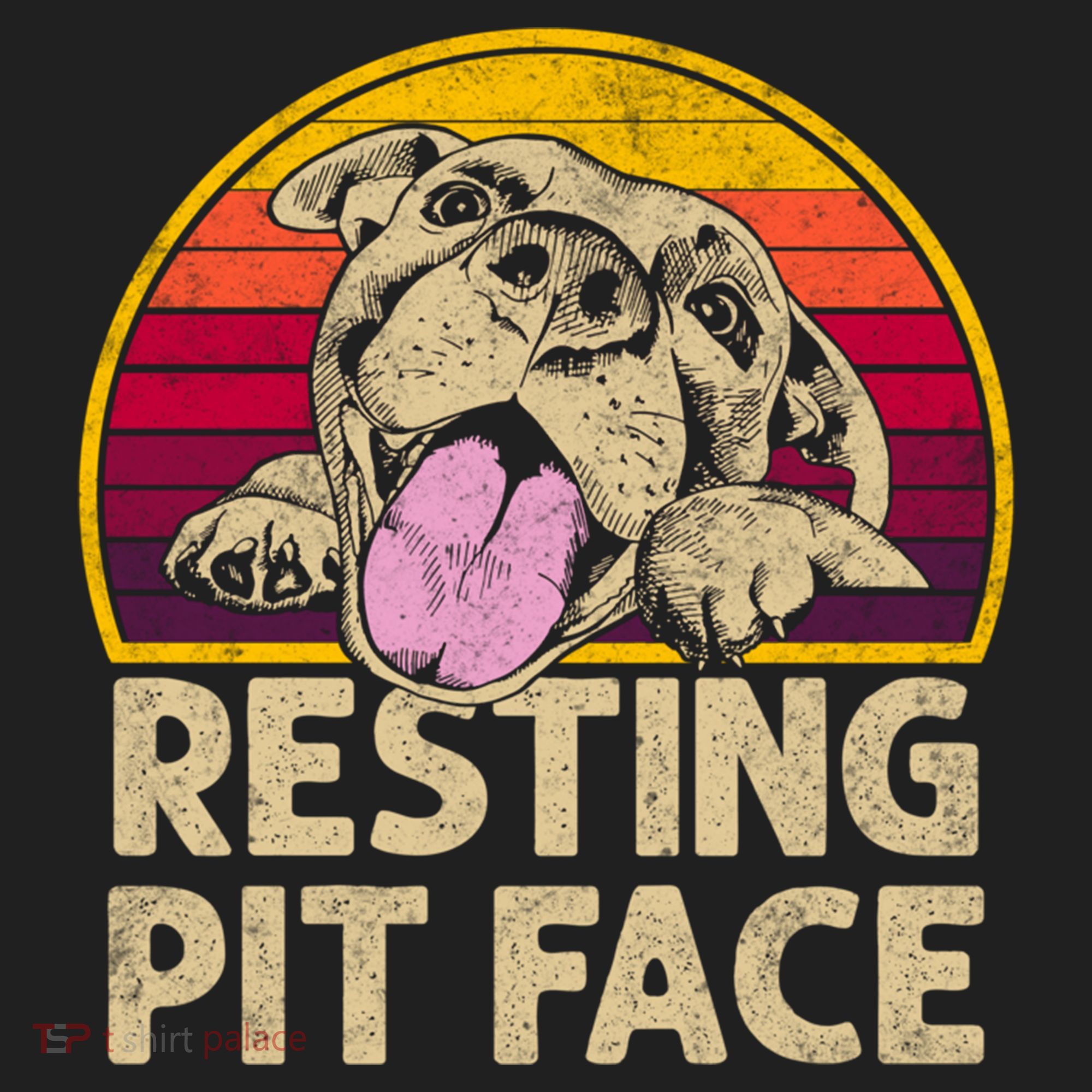 Dog Pitbull Resting Pit Face Funny Gift For Pitbull Lovers Gift Beanie