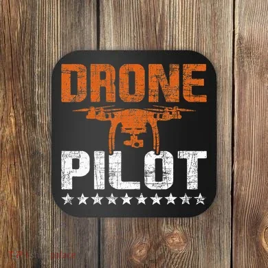 Drone Pilot Rc Flight Operator Quadcopter Flying Expert Coaster